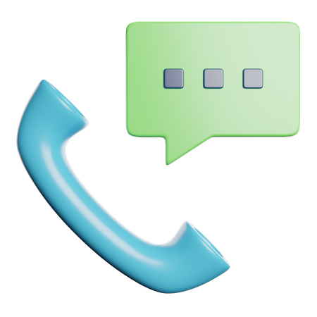 Phone Call  3D Icon