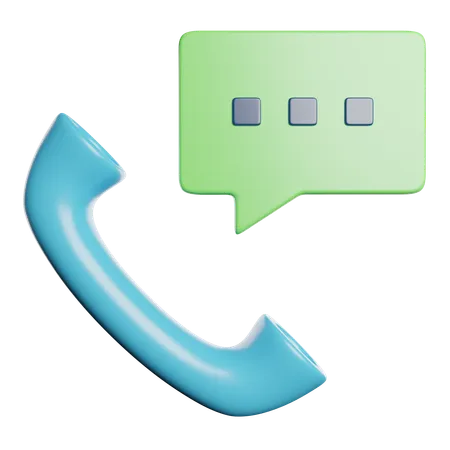 Phone Call  3D Icon