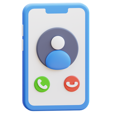 Phone call  3D Icon