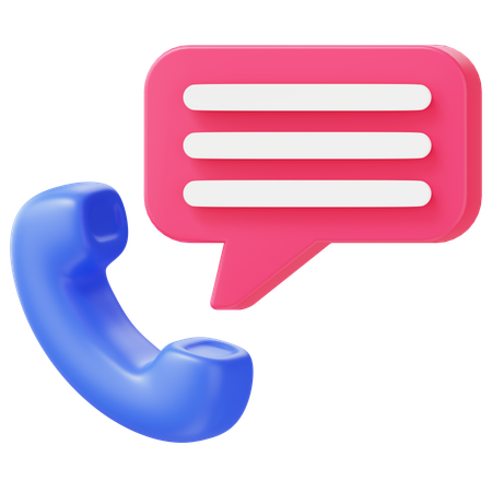 Phone Call  3D Icon