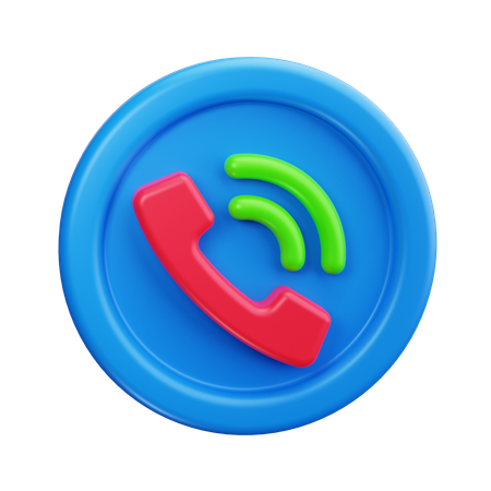 Phone Call  3D Icon