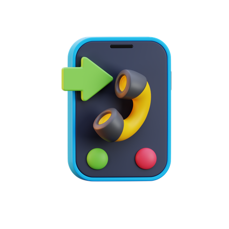 Phone Call  3D Icon