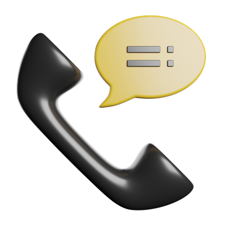 Phone Call  3D Icon