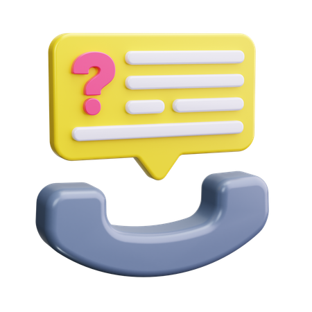 Phone Call  3D Icon