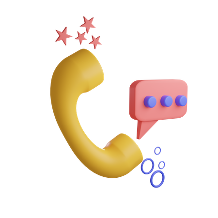 Phone call 3D Icon