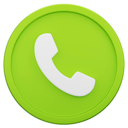 Phone Call Approve  3D Icon