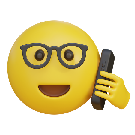 Phone Call Emoji  3D Icon