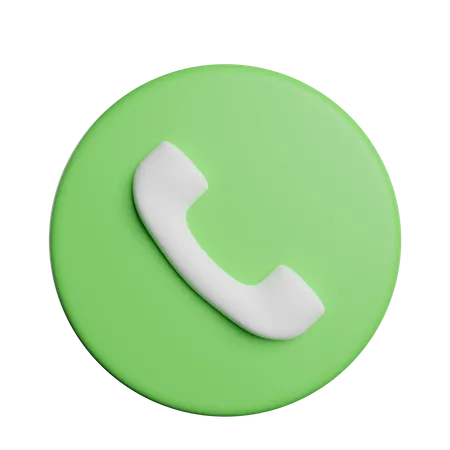 Phone Call Sign  3D Icon