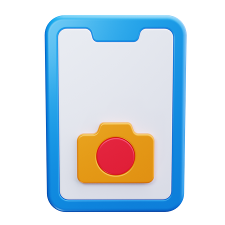 携帯電話のカメラ  3D Icon