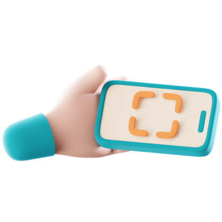 전화 카메라  3D Icon