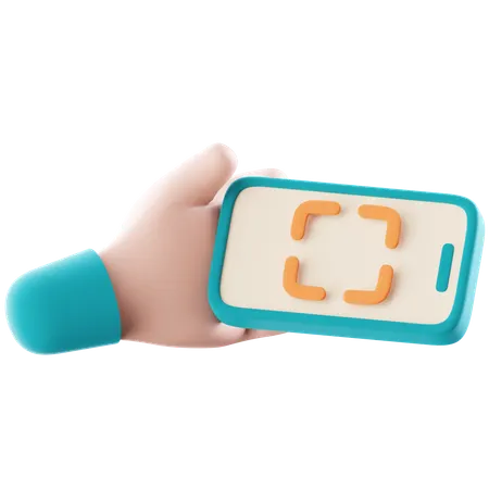 전화 카메라  3D Icon