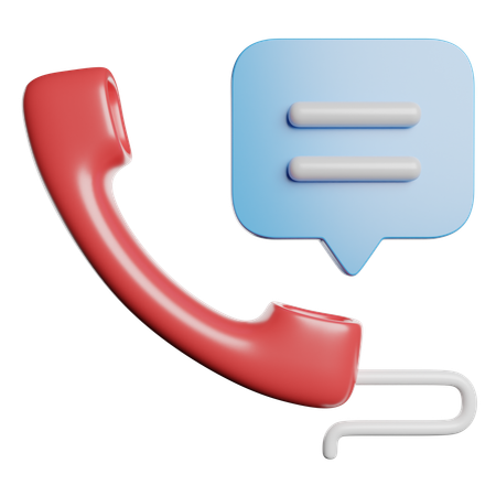 Phone Chat  3D Icon