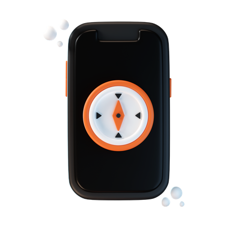 Phone Compass  3D Icon