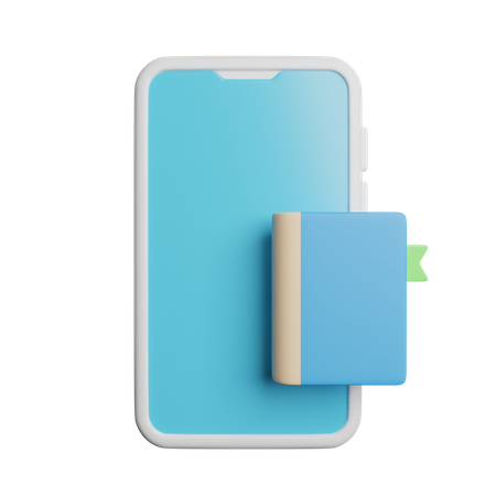 Phone Contact book  3D Icon
