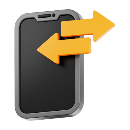 Phone Data Transfer  3D Icon