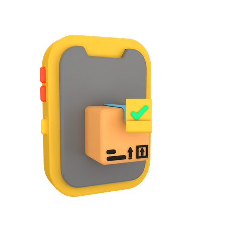Phone Delivery Done  3D Icon