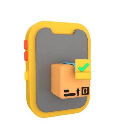 Phone Delivery Done  3D Icon