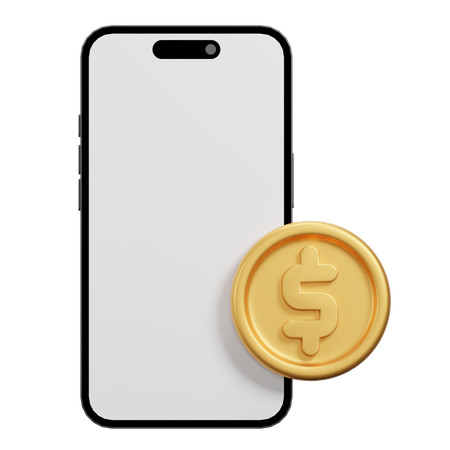 Phone Dollar  3D Icon