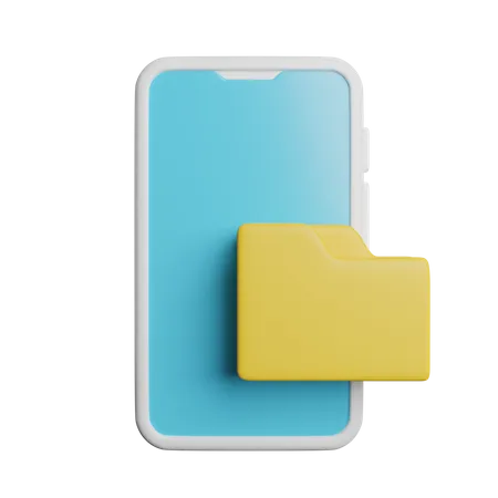 Phone File Manager 3D Icon