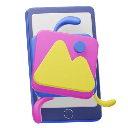 Phone Gallery  3D Icon