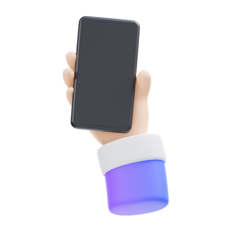 Phone Hand Gesture  3D Icon