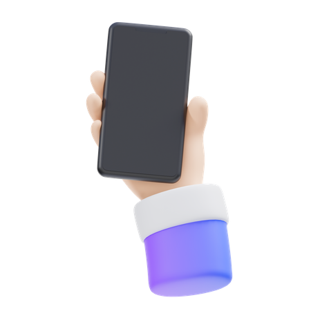 Phone Hand Gesture  3D Icon