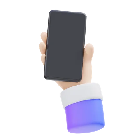 Phone Hand Gesture  3D Icon