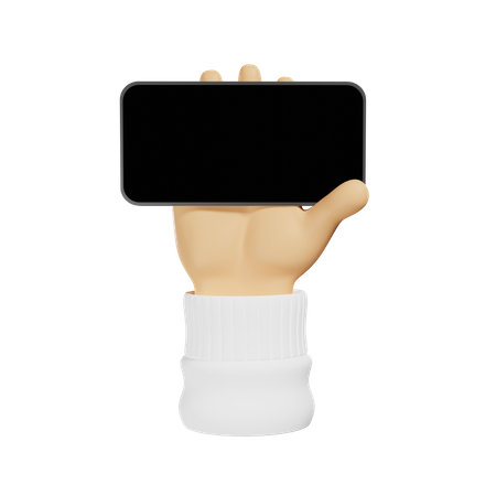 Phone Holding gesture  3D Icon