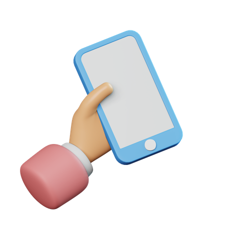 Phone Holding Gesture  3D Icon