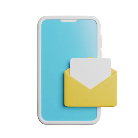 Phone Inbox Message 3D Icon