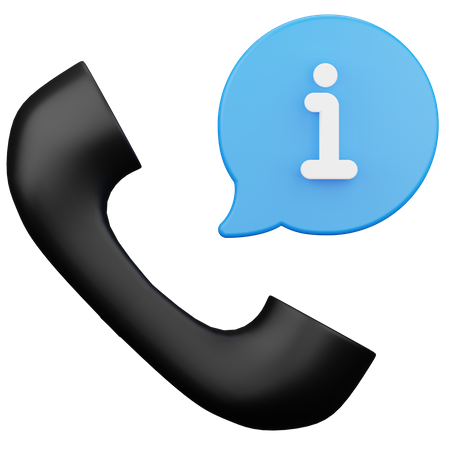 Phone Info  3D Icon