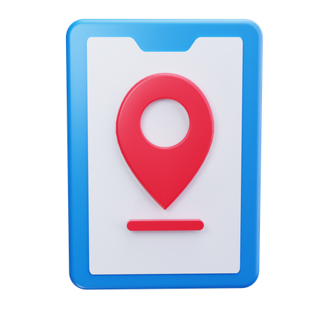 電話の位置情報  3D Icon