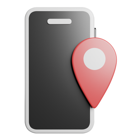 Phone Location  3D Icon