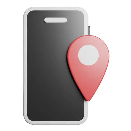 Phone Location  3D Icon