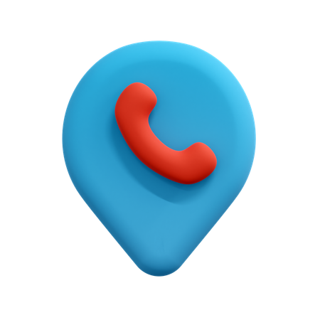 Phone Location Pin  3D Icon