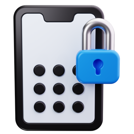 Phone Lock  3D Icon