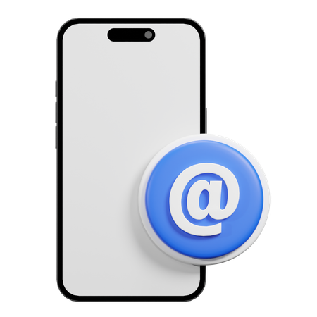 Phone Mail  3D Icon