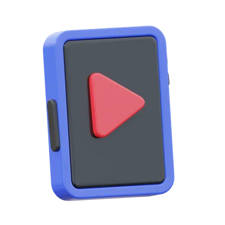 Phone Media  3D Icon