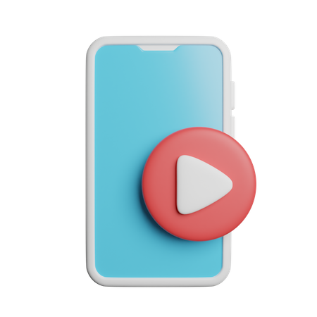 Phone Media Player  3D Icon