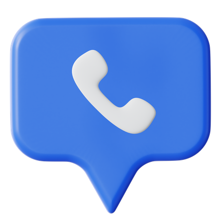 Phone Message  3D Icon