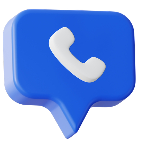 Phone Message  3D Icon