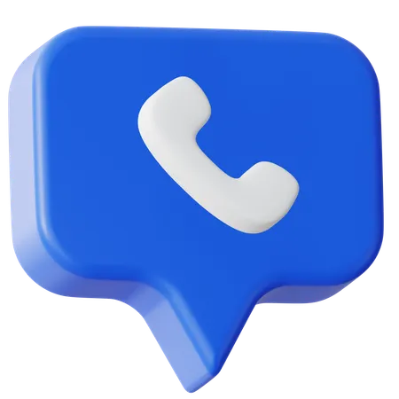 Phone Message  3D Icon