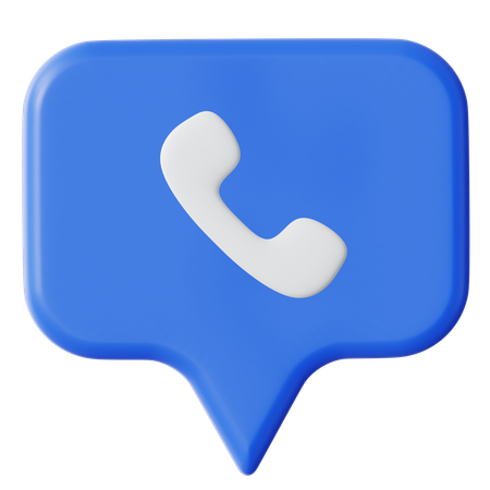 Phone Message  3D Icon