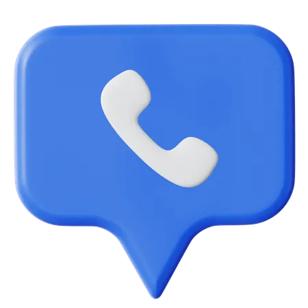 Phone Message  3D Icon