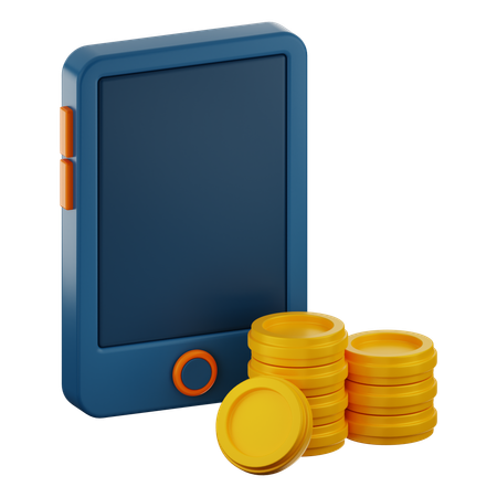 Phone Money  3D Icon