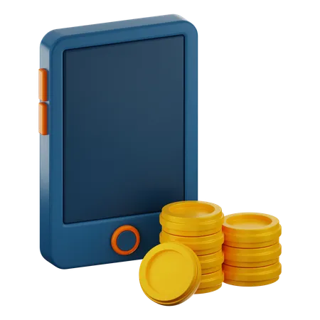 Phone Money  3D Icon