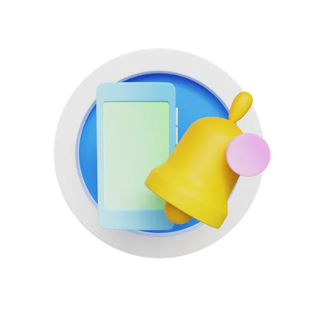 Phone Notification 3D Icon