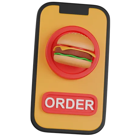 Phone Order  3D Icon