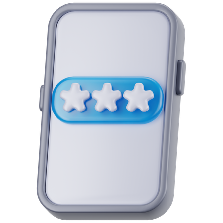 Phone Password  3D Icon