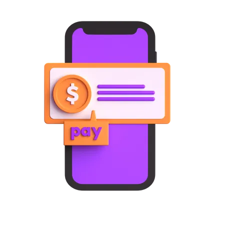 Phone Pay  3D Icon